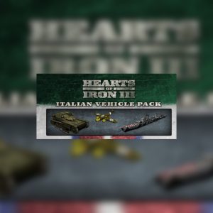Hearts of Iron III - Italian Vehicle Pack DLC Steam CD Key