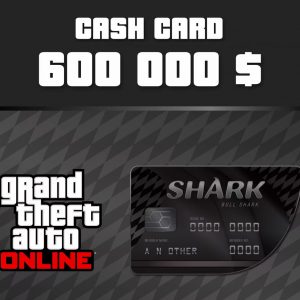 Grand Theft Auto Online - $600,000 Bull Shark Cash Card PC Activation Code