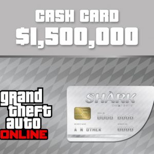 Grand Theft Auto Online - $1,500,000 Great White Shark Cash Card PC Activation Code