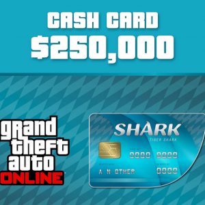 Grand Theft Auto Online - $250,000 Tiger Shark Cash Card Xbox One CD Key