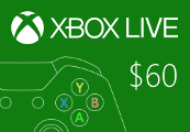 XBOX Live $60 Prepaid Card US
