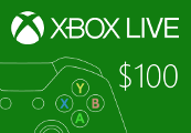 XBOX Live $100 Prepaid Card US