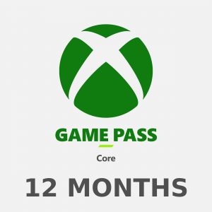 XBOX Game Pass Core 12 Months Subscription Card BR