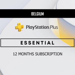 PlayStation Plus Essential 12 Months Subscription BE