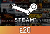 Steam Wallet GBP 20 Gift Card UK