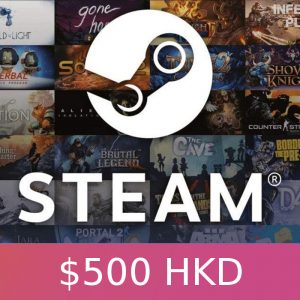 Steam Gift Card $500 HKD HK Activation Code