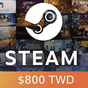 Steam Wallet TWD 800 Gift Card