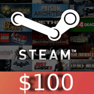 Steam Gift Card $100 HKD HK Activation Code
