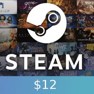 Steam Gift Card $12 Global Activation Code